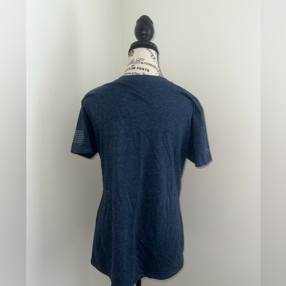 LA Police Gear Women's "Glitter and Gunpowder" Navy T-Shirt, XL - Picture 3 of 6